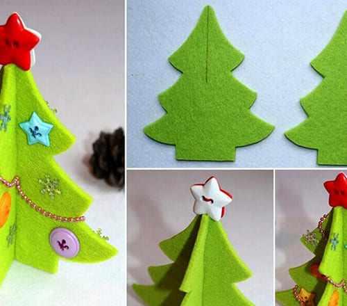 Cách làm cây thông Noel bằng dây kẽm và một số chất liệu thông dụng khác